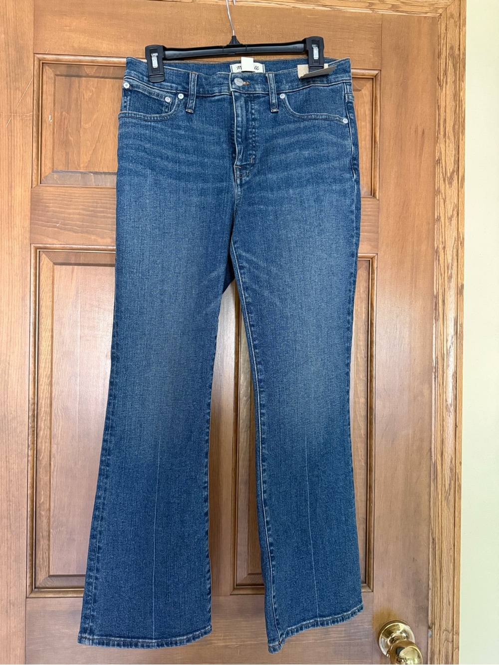 Madewell Women's Dark Blue Flared Jeans
